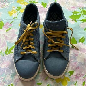 Ted Baker Sarpio Sneakers Blue Yellow - 10